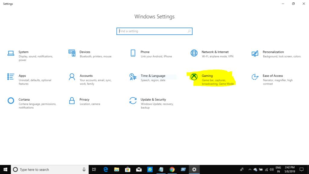 how to activate game mode windows 10